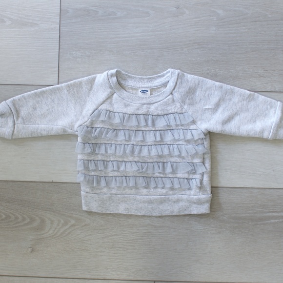Sweatshirt with ruffles - 3-6 M - Picture 1 of 3